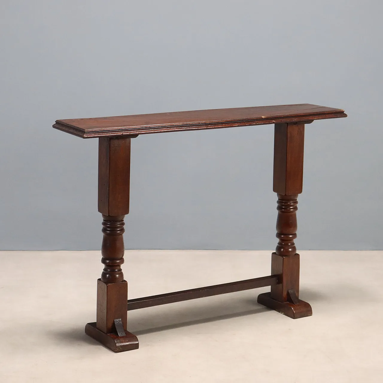 Console in walnut-stained oak, 19th century 1