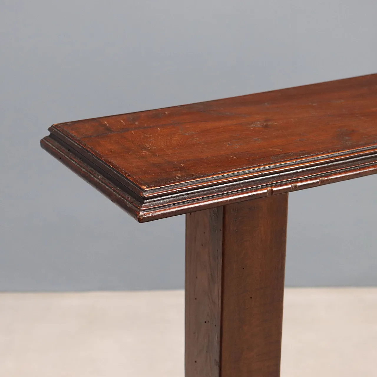 Console in walnut-stained oak, 19th century 3