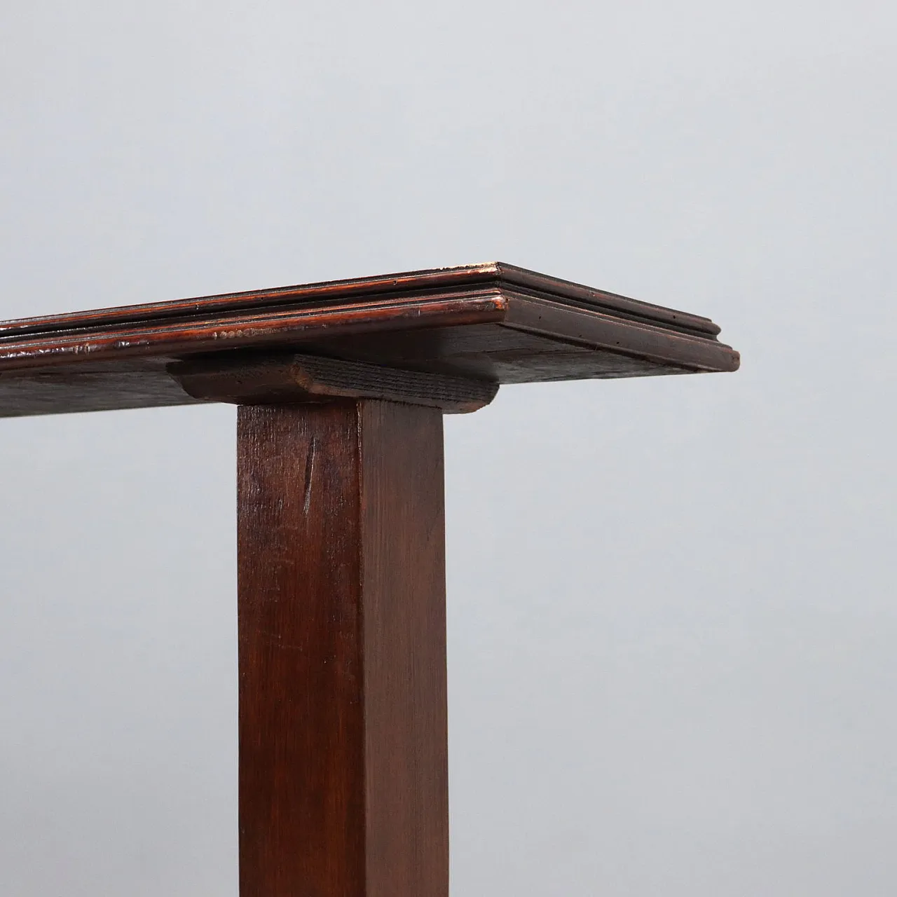 Console in walnut-stained oak, 19th century 4