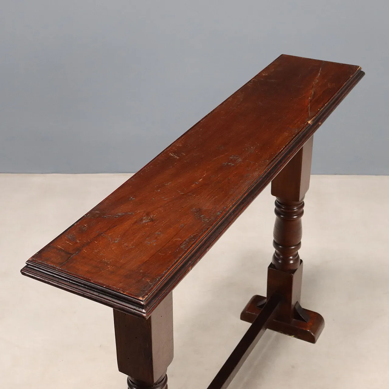 Console in walnut-stained oak, 19th century 6