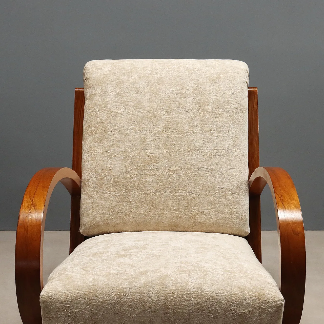 Pair of Deco armchairs, early 20th century 5