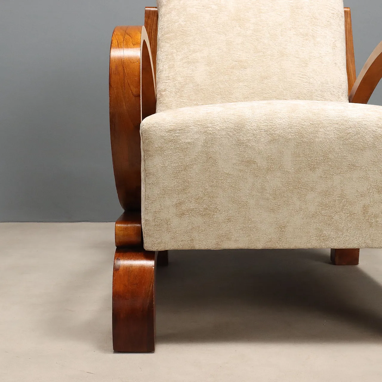 Pair of Deco armchairs, early 20th century 6