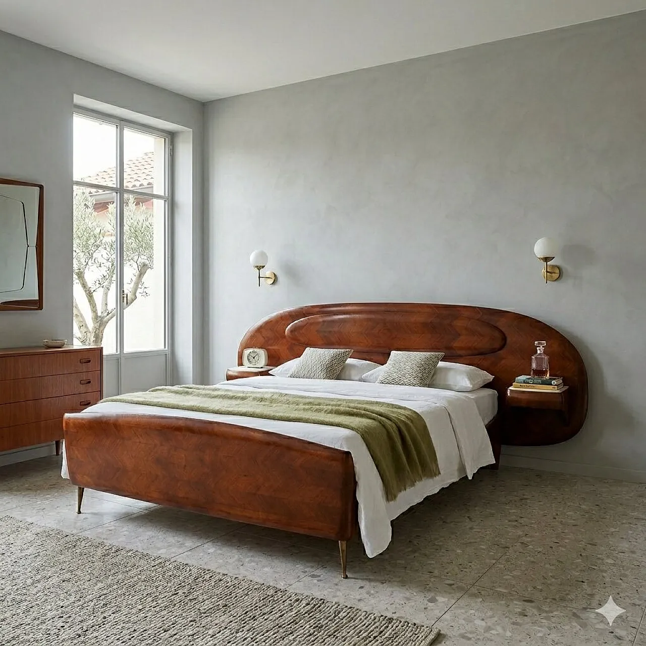 Letto matrimoniale, metà '900 2