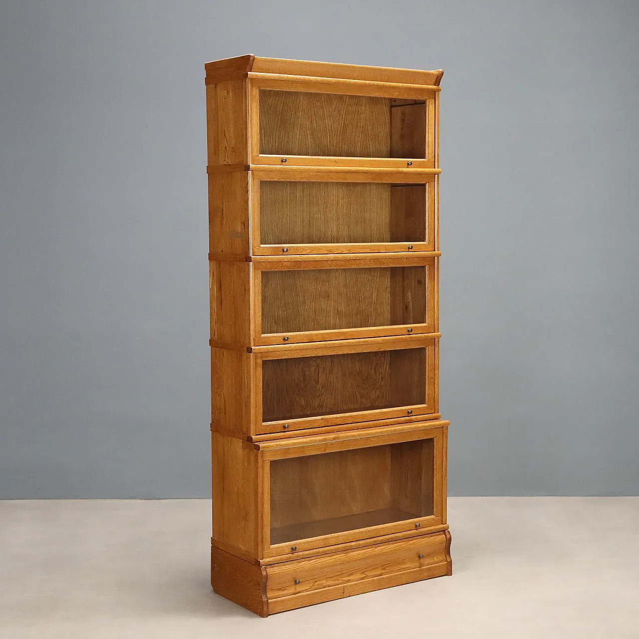 Barrister bookcase in oak, 20th century 1