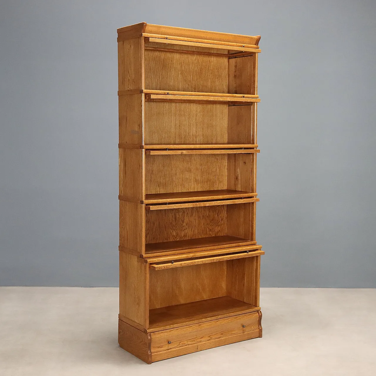 Barrister bookcase in oak, 20th century 4