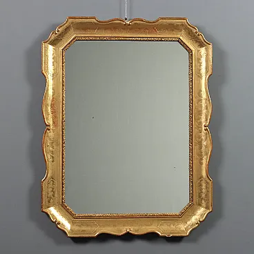 Golden cabaret mirror, 20th century