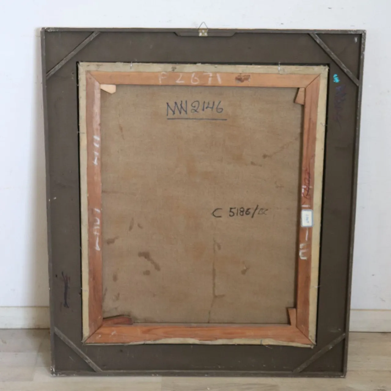 Dipinto olio su tela, ritratto di giovane donna, '800 15