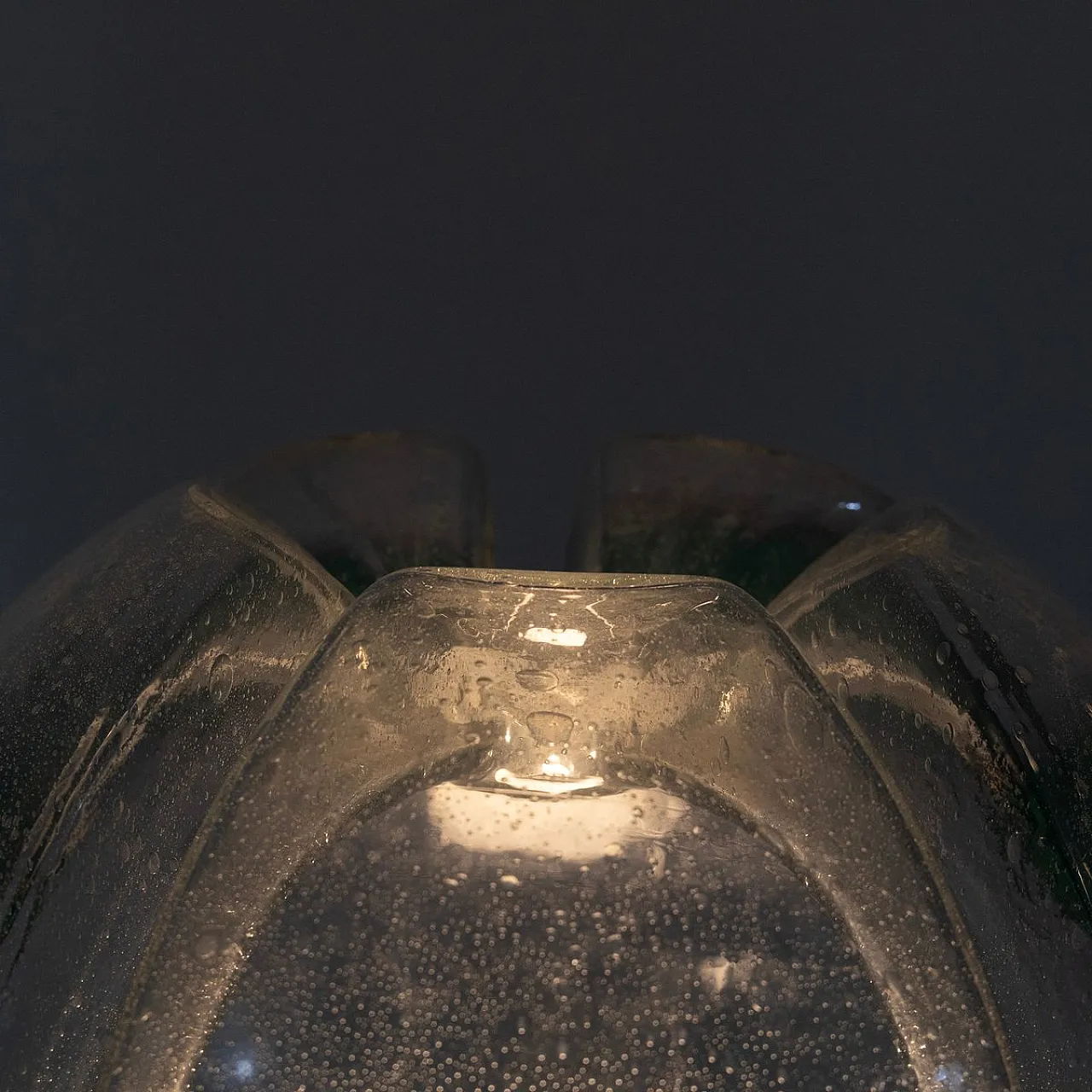 Floor lamp with marble and Murano glass base, 1950s 4