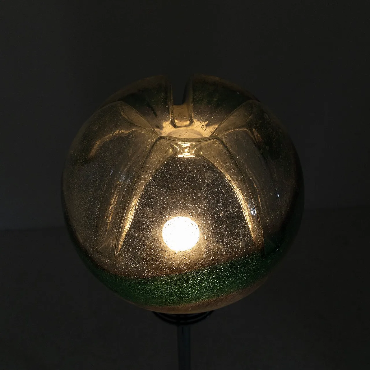Floor lamp with marble and Murano glass base, 1950s 8