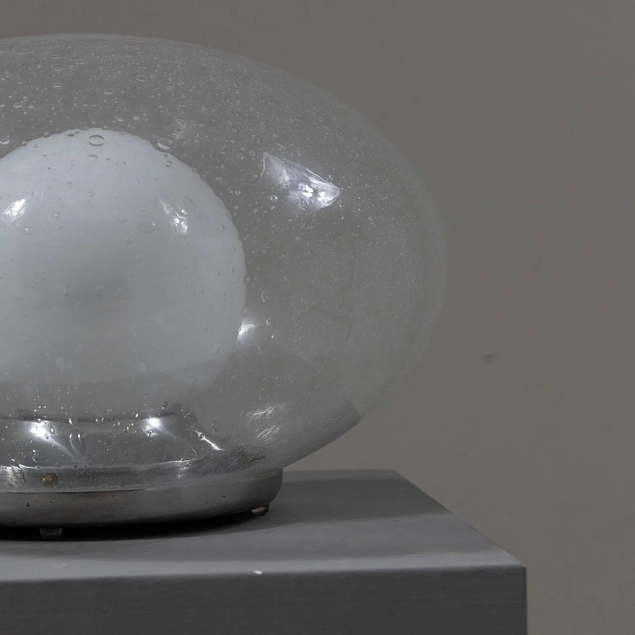 Pulegoso glass table lamp, 1960s 2