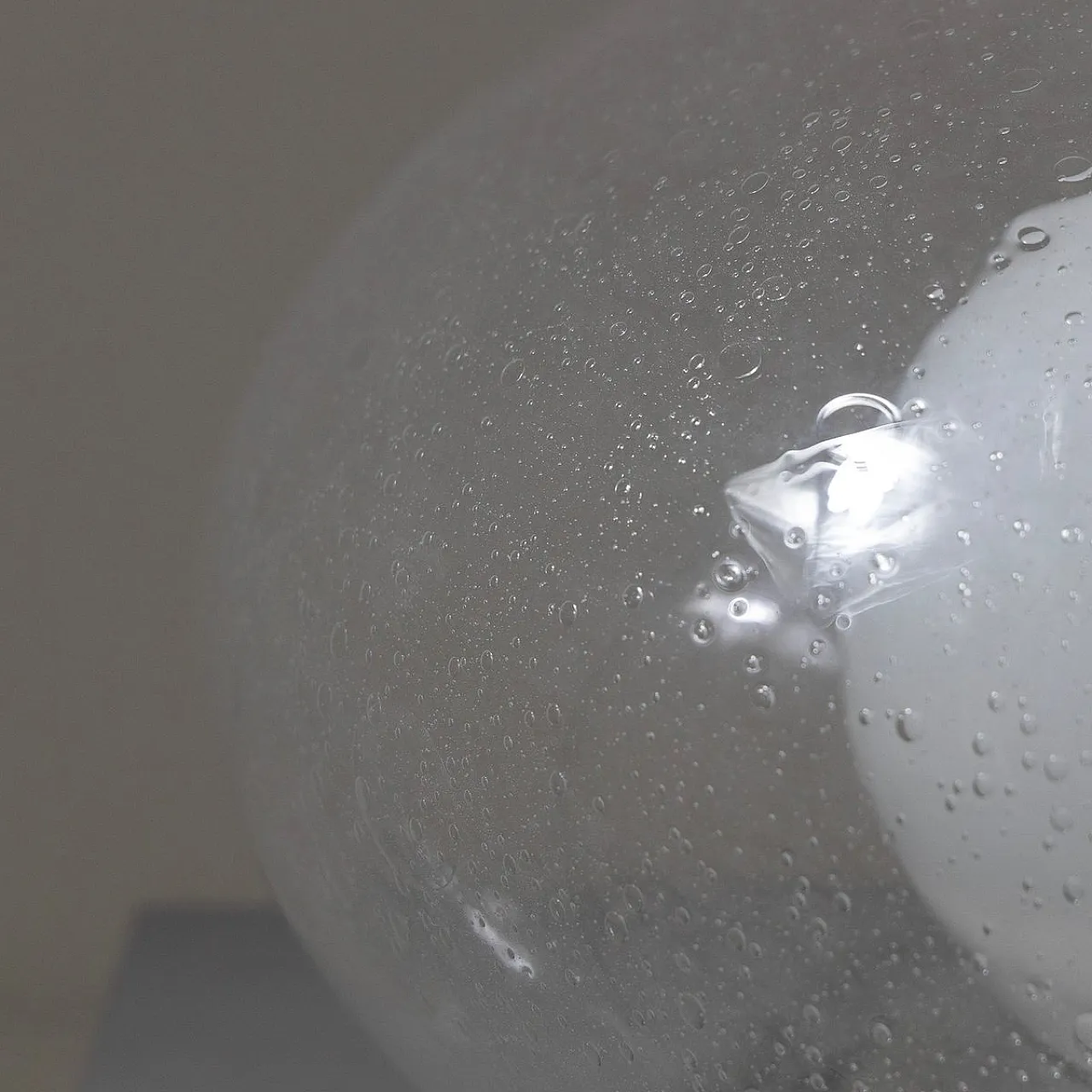 Pulegoso glass table lamp, 1960s 3