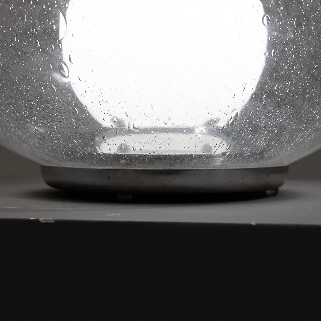 Pulegoso glass table lamp, 1960s 9