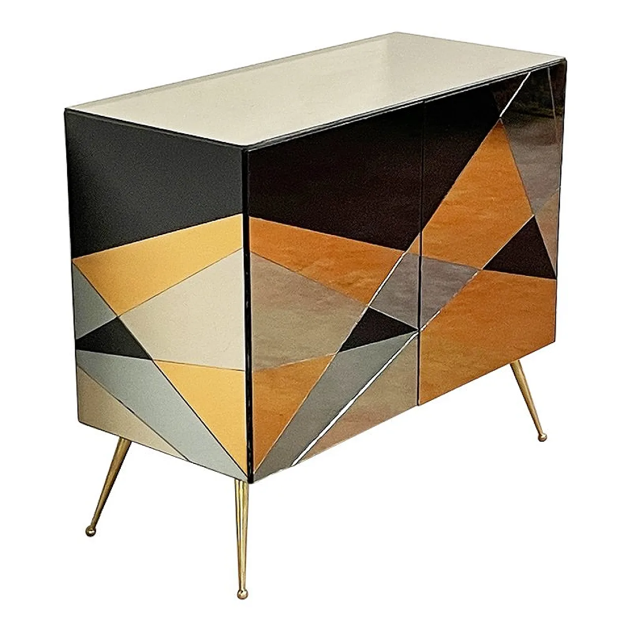 Sideboard with 2 mirrored doors 2