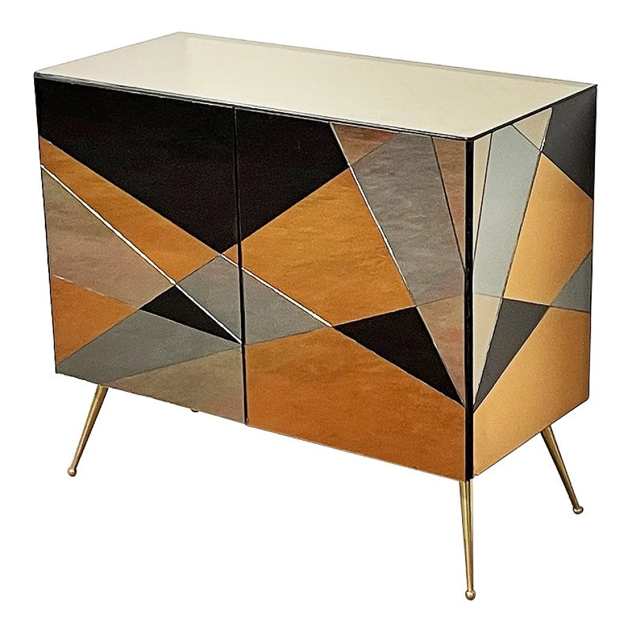 Sideboard with 2 mirrored doors 3