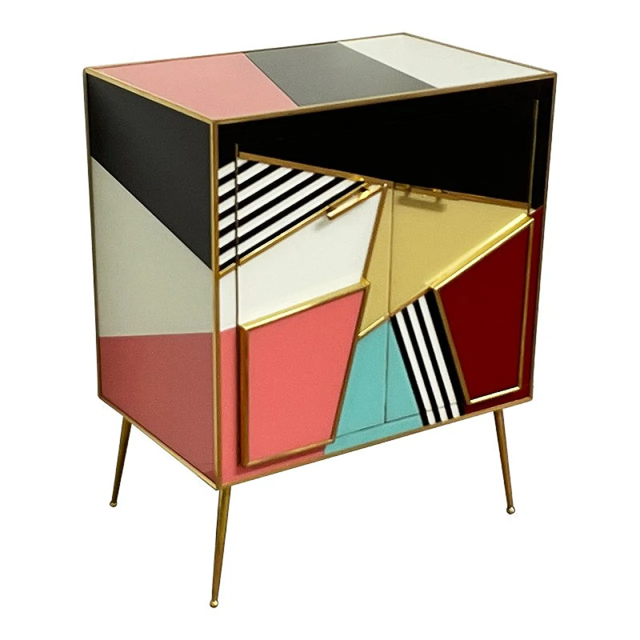 Sideboard with two glass doors 2