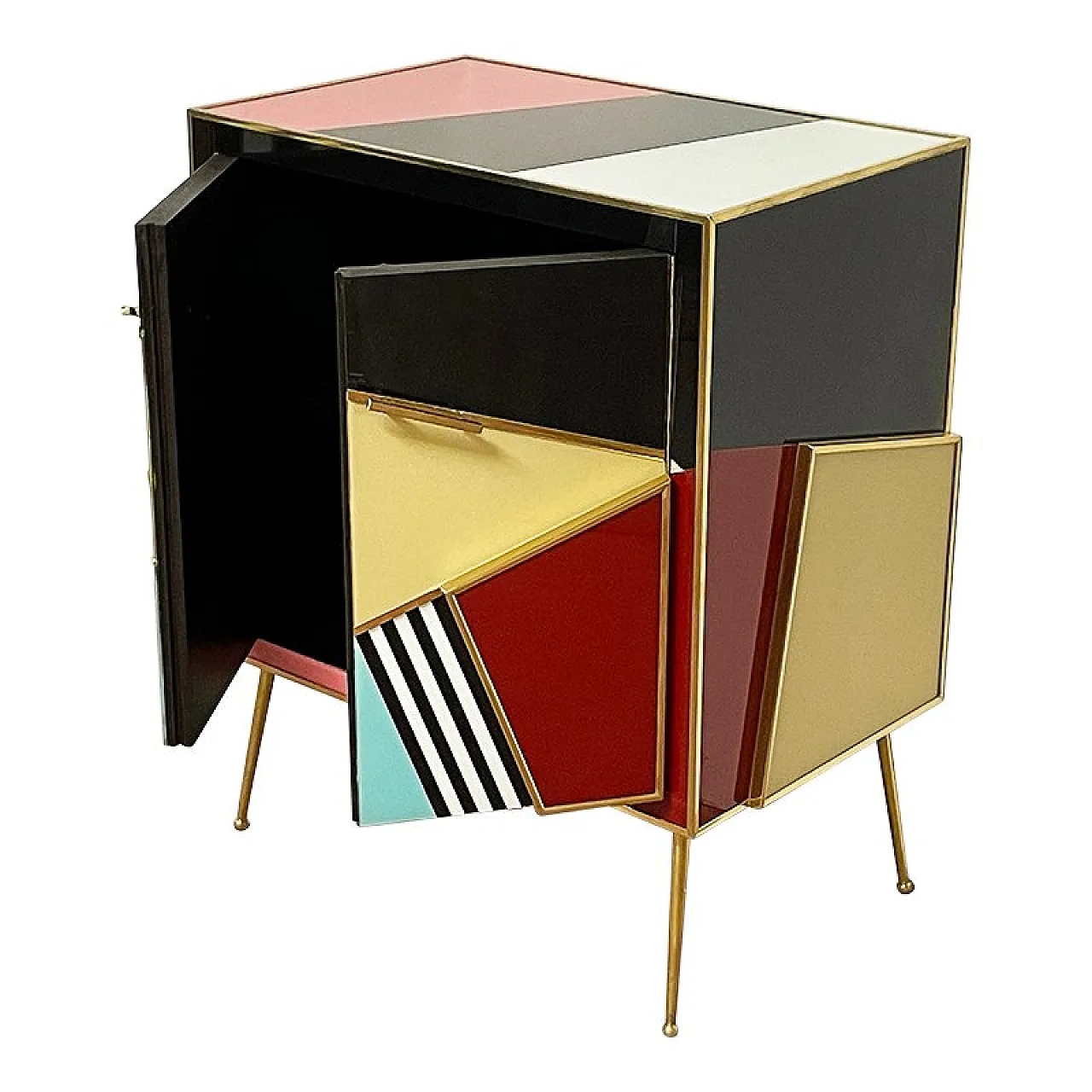 Sideboard with two glass doors 4