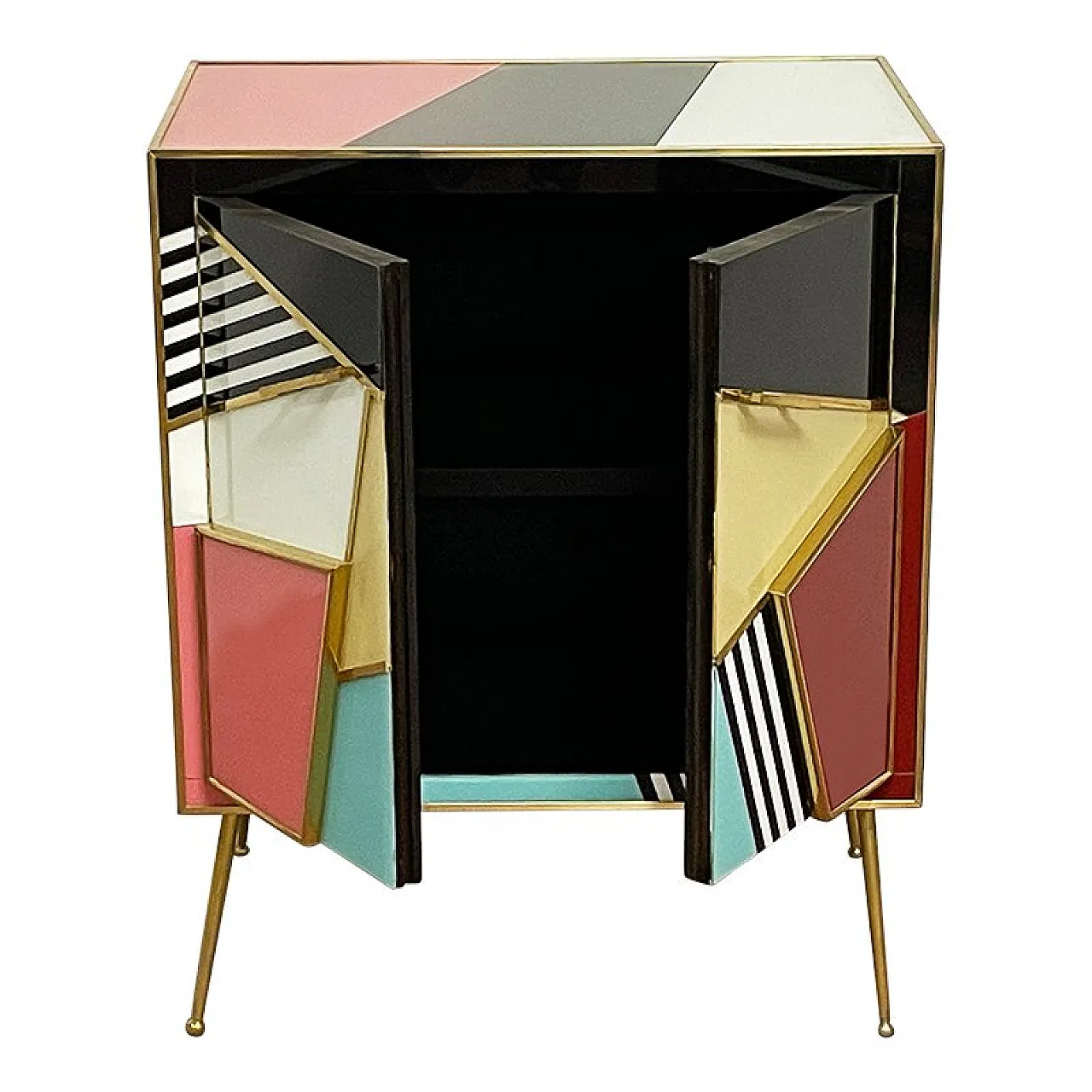 Sideboard with two glass doors 5
