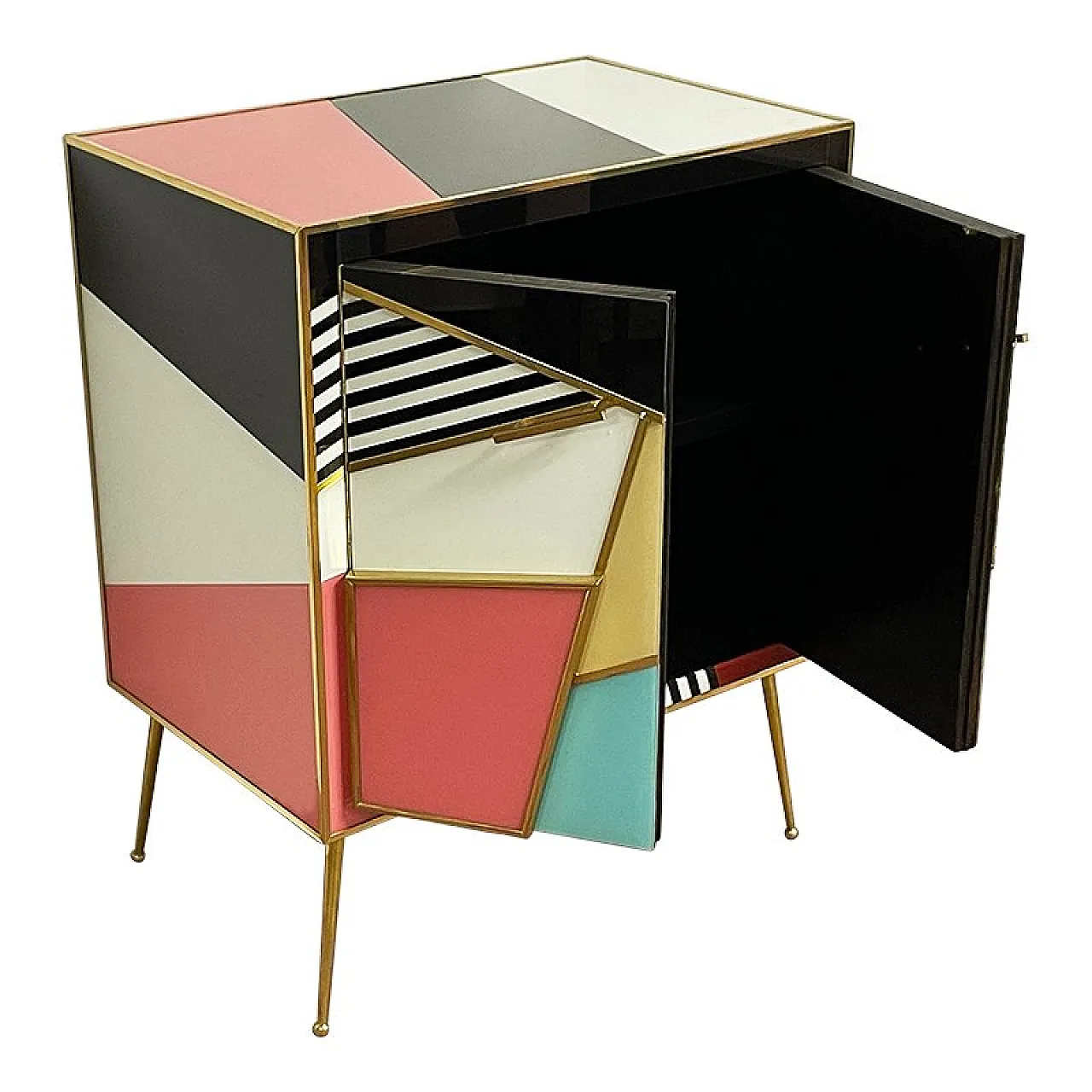 Sideboard with two glass doors 6