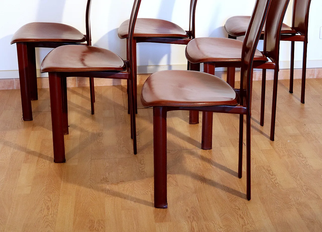 6 Sedie da pranzo Lara di G. Cattelan per Cattelan Italia, '900 12