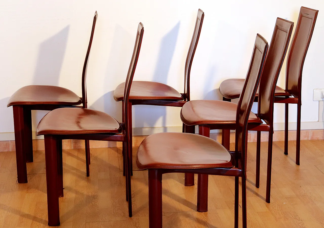 6 Sedie da pranzo Lara di G. Cattelan per Cattelan Italia, '900 13