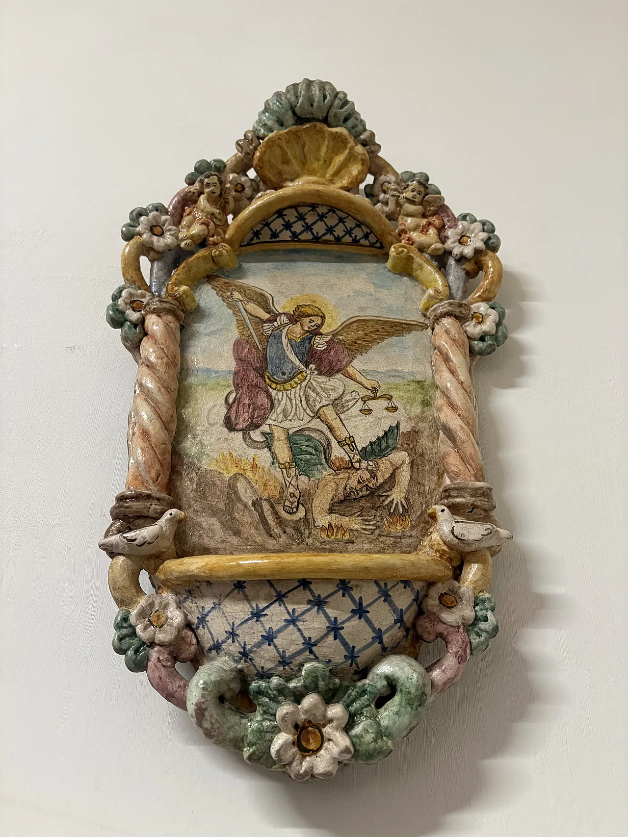 Saint Michael the Archangel stoup 2