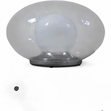 Pulegoso glass table lamp, 1960s