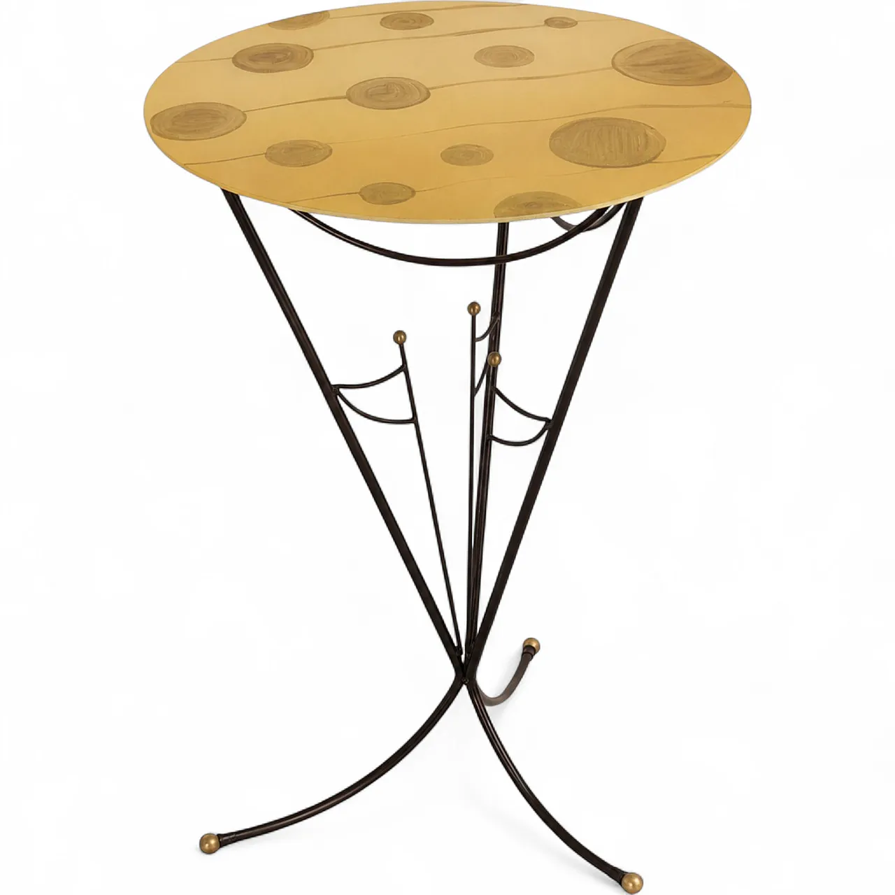 Glass and metal coffee table by Marta Marzotto, 1980s 9
