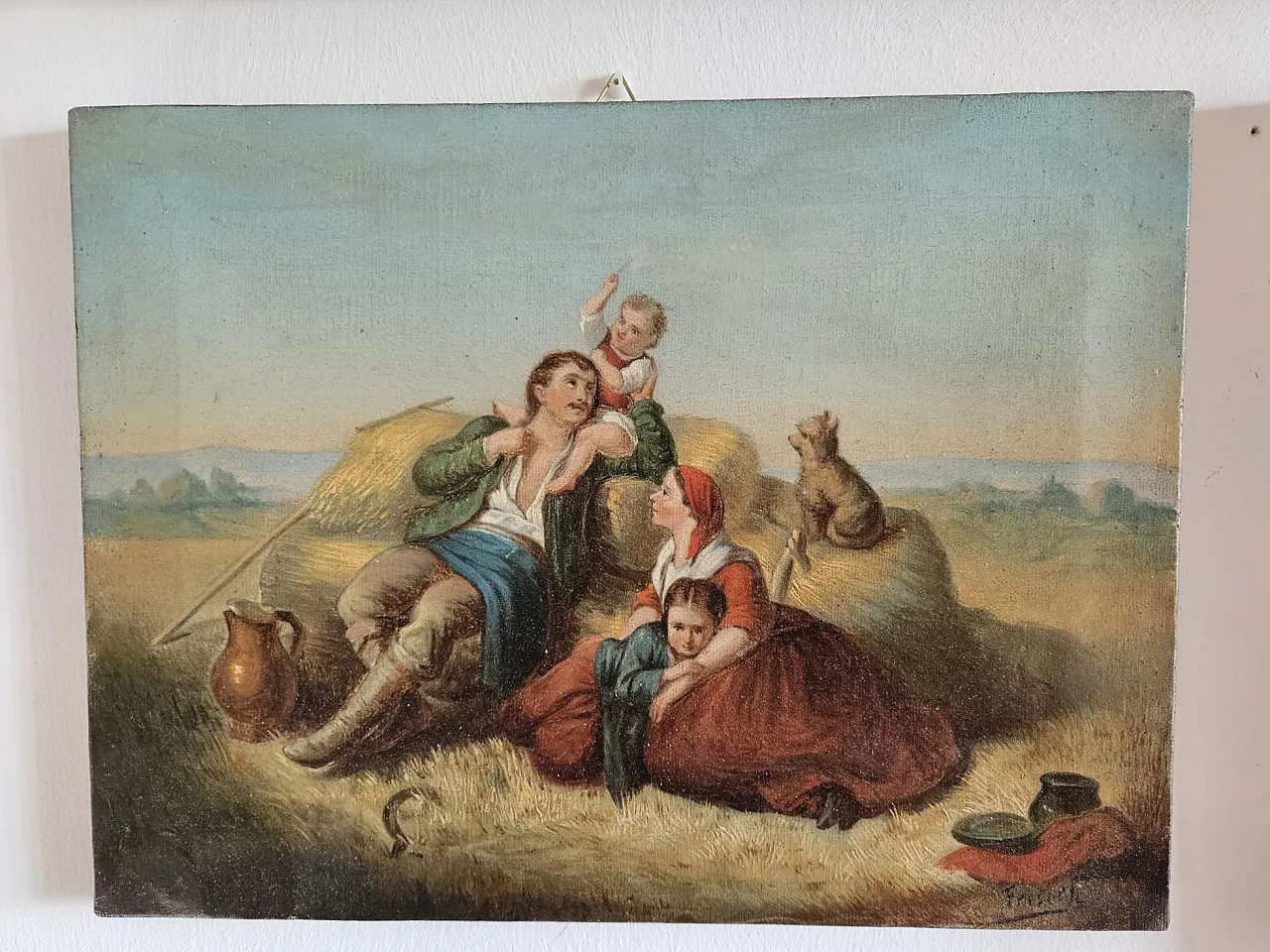 Oil painting on canvas, second half of  19th century 2