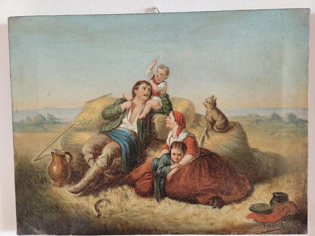 Oil painting on canvas, second half of  19th century 9