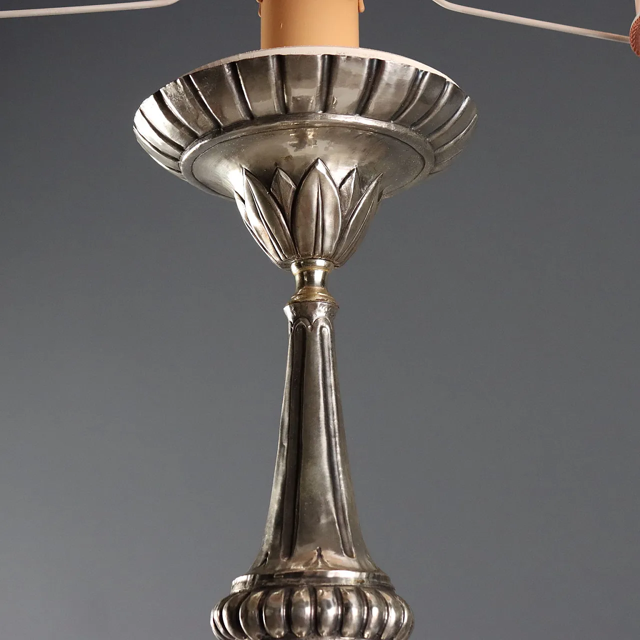 Baroque style torch holder, 20th century 4