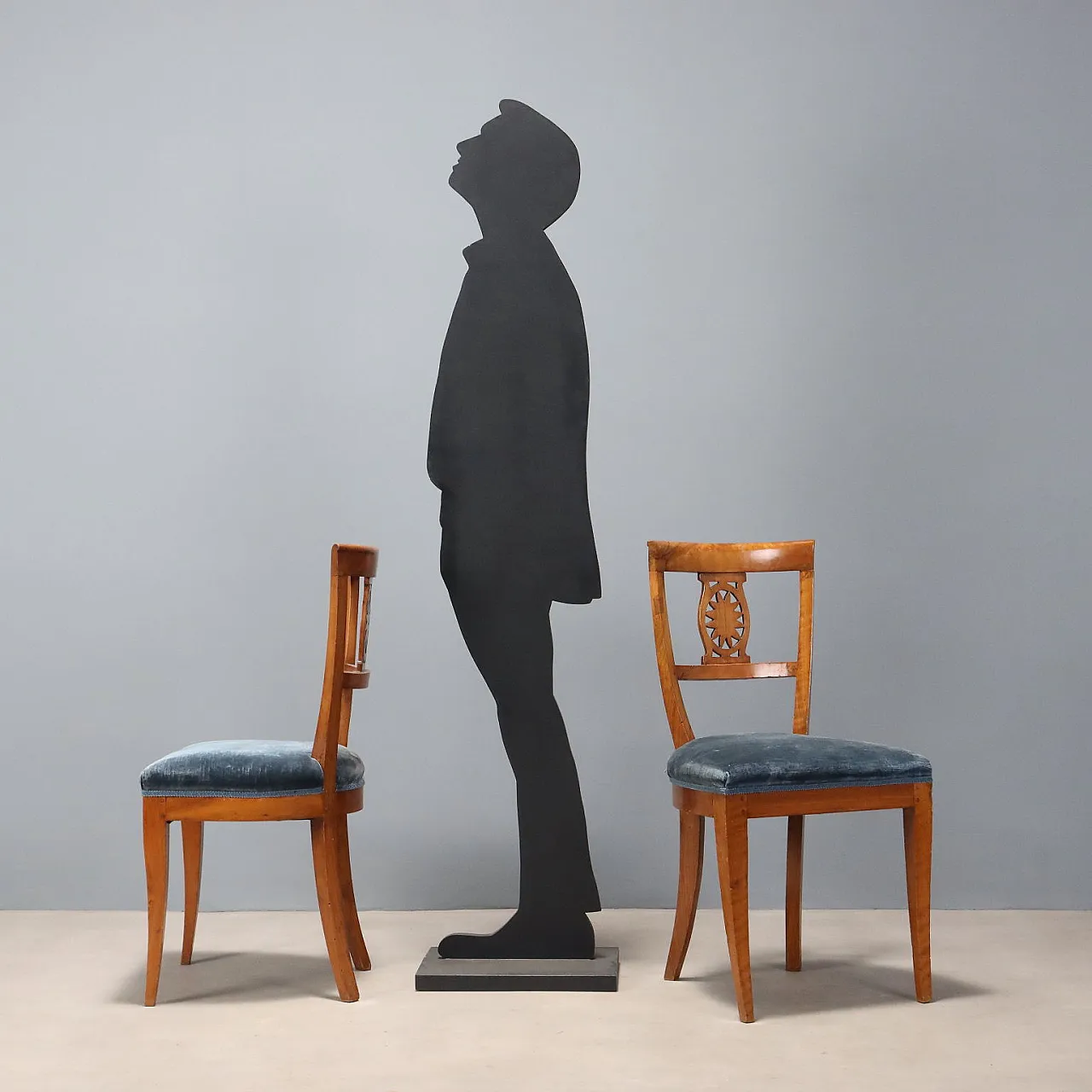 4 Empire chairs, 19th century 2