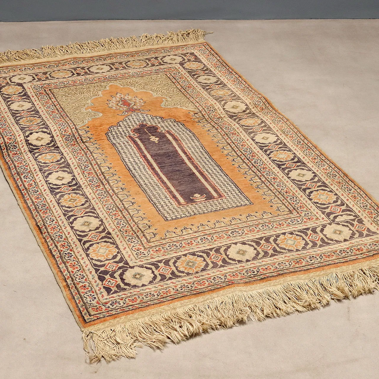 Kayseri rug in cotton and wool, 20th century 1