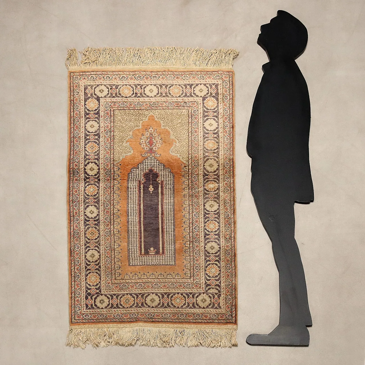 Kayseri rug in cotton and wool, 20th century 2