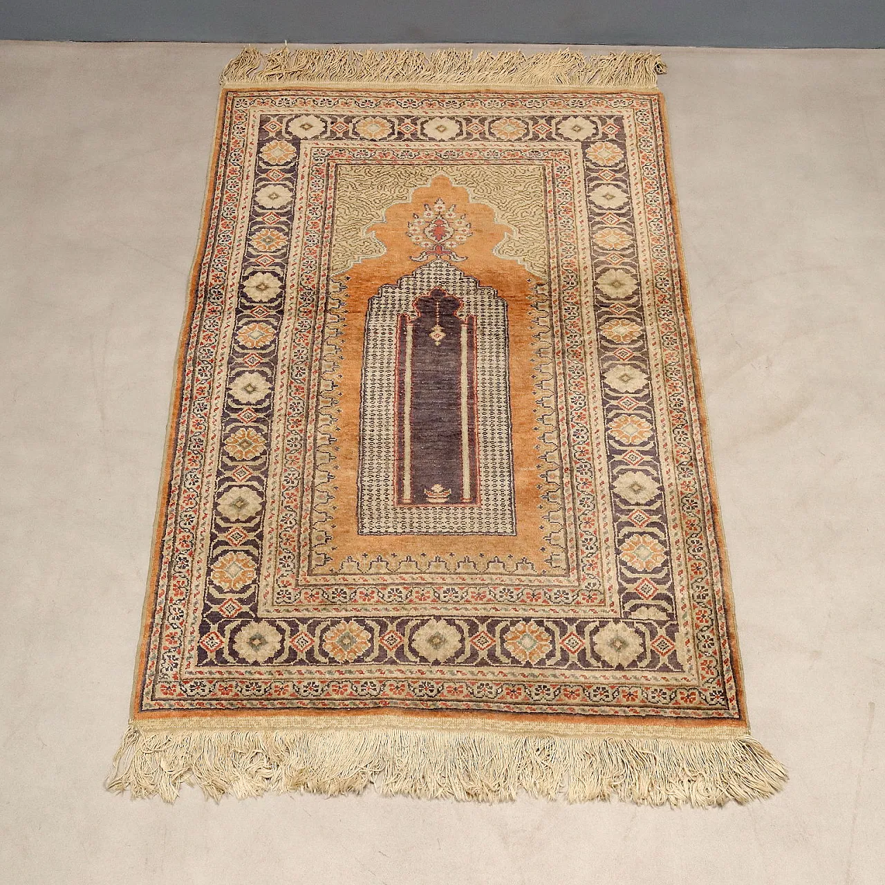 Kayseri rug in cotton and wool, 20th century 3