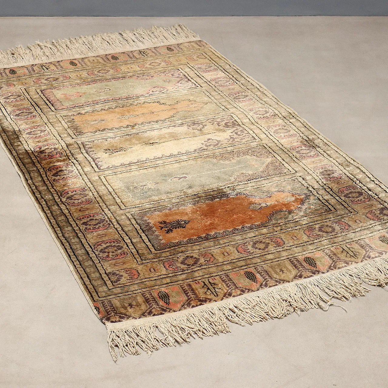 Kayseri rug in cotton and wool, 20th century 1