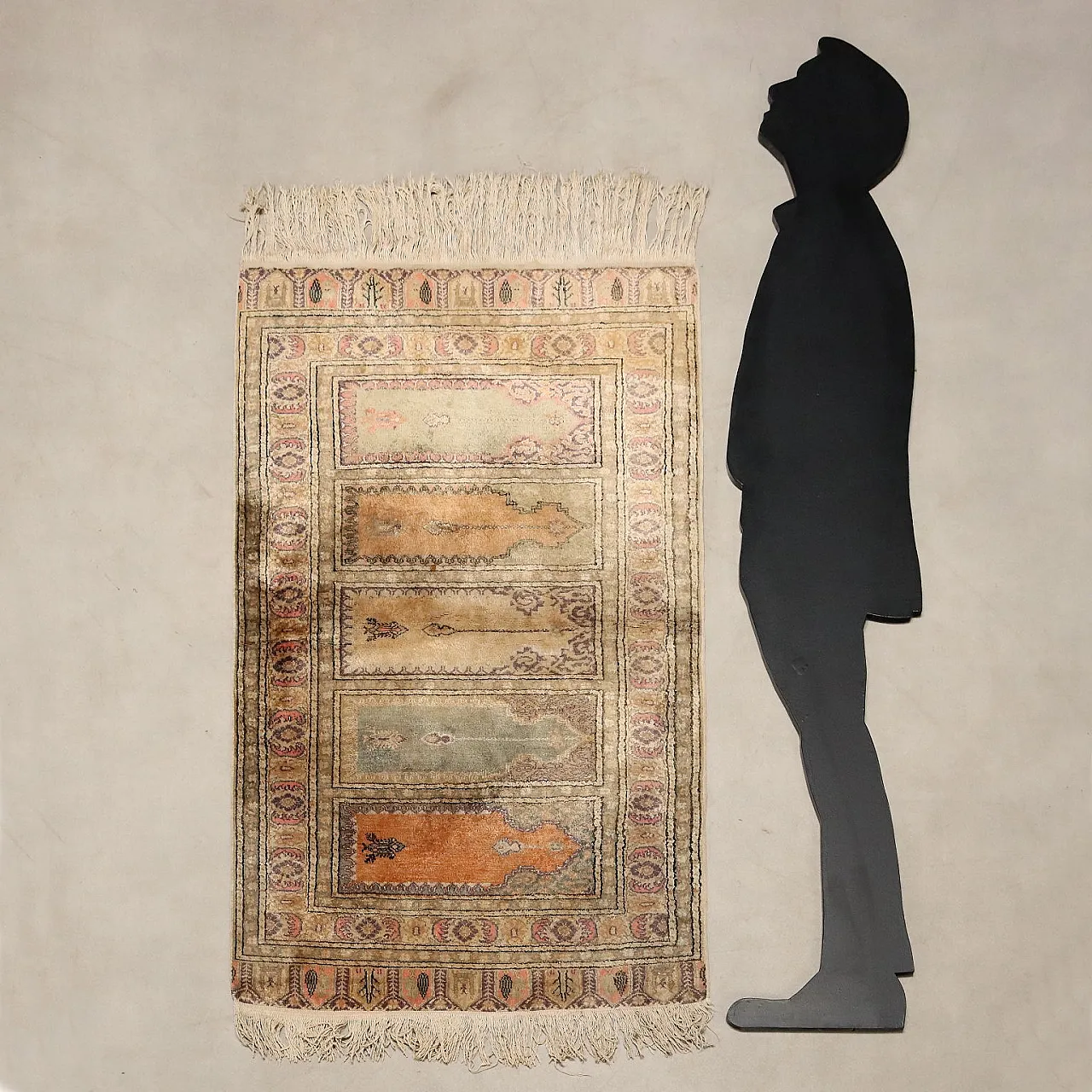 Kayseri rug in cotton and wool, 20th century 2