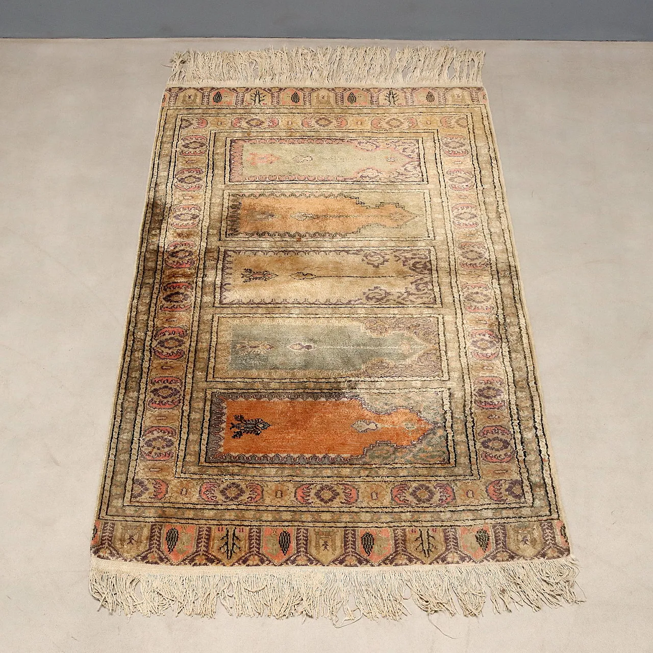 Kayseri rug in cotton and wool, 20th century 3