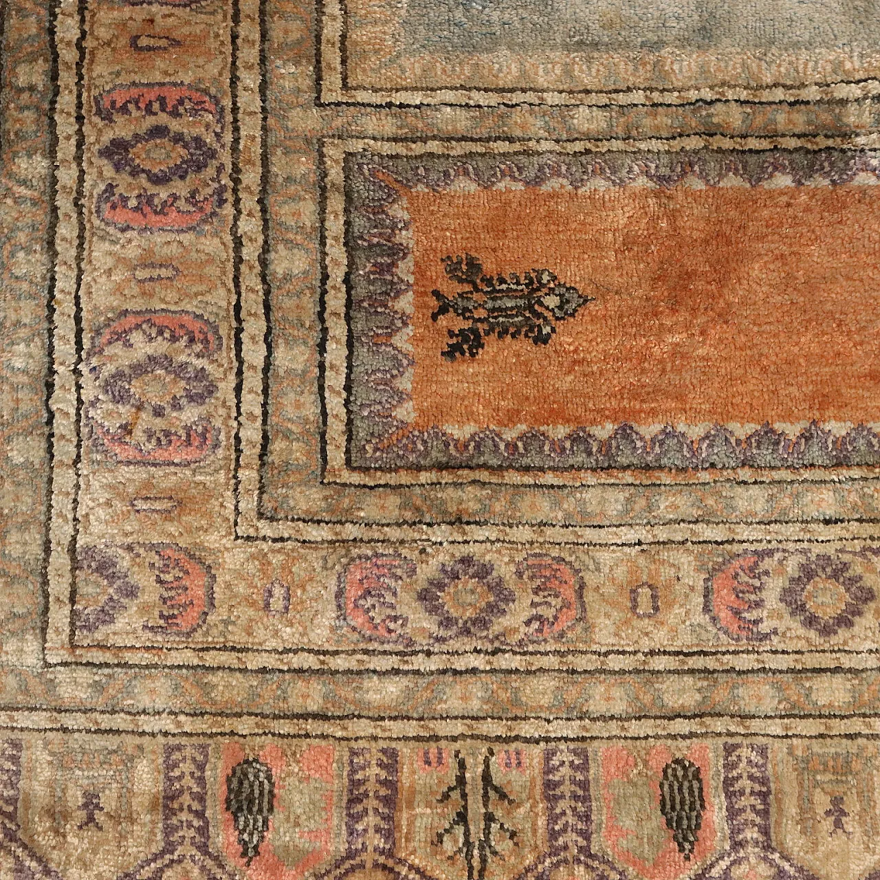 Kayseri rug in cotton and wool, 20th century 5