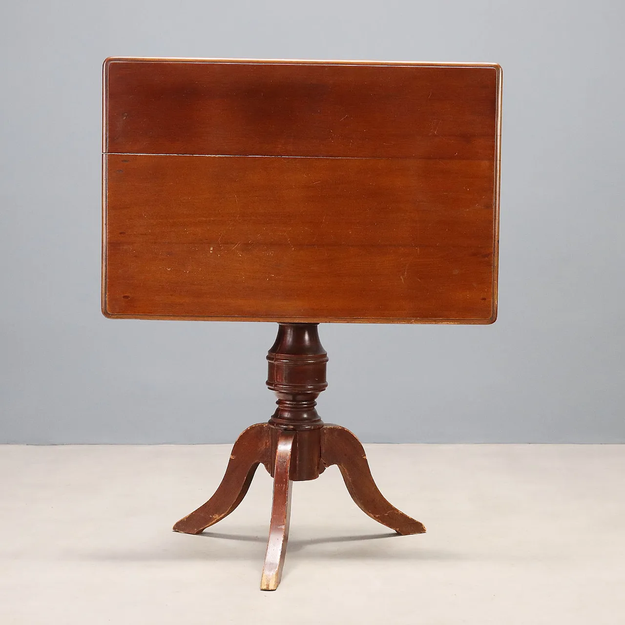 English sail coffee table in mahogany, 19th century 3