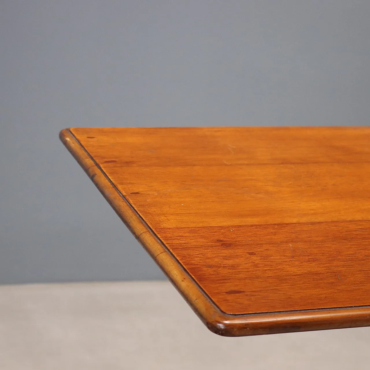 English sail coffee table in mahogany, 19th century 5