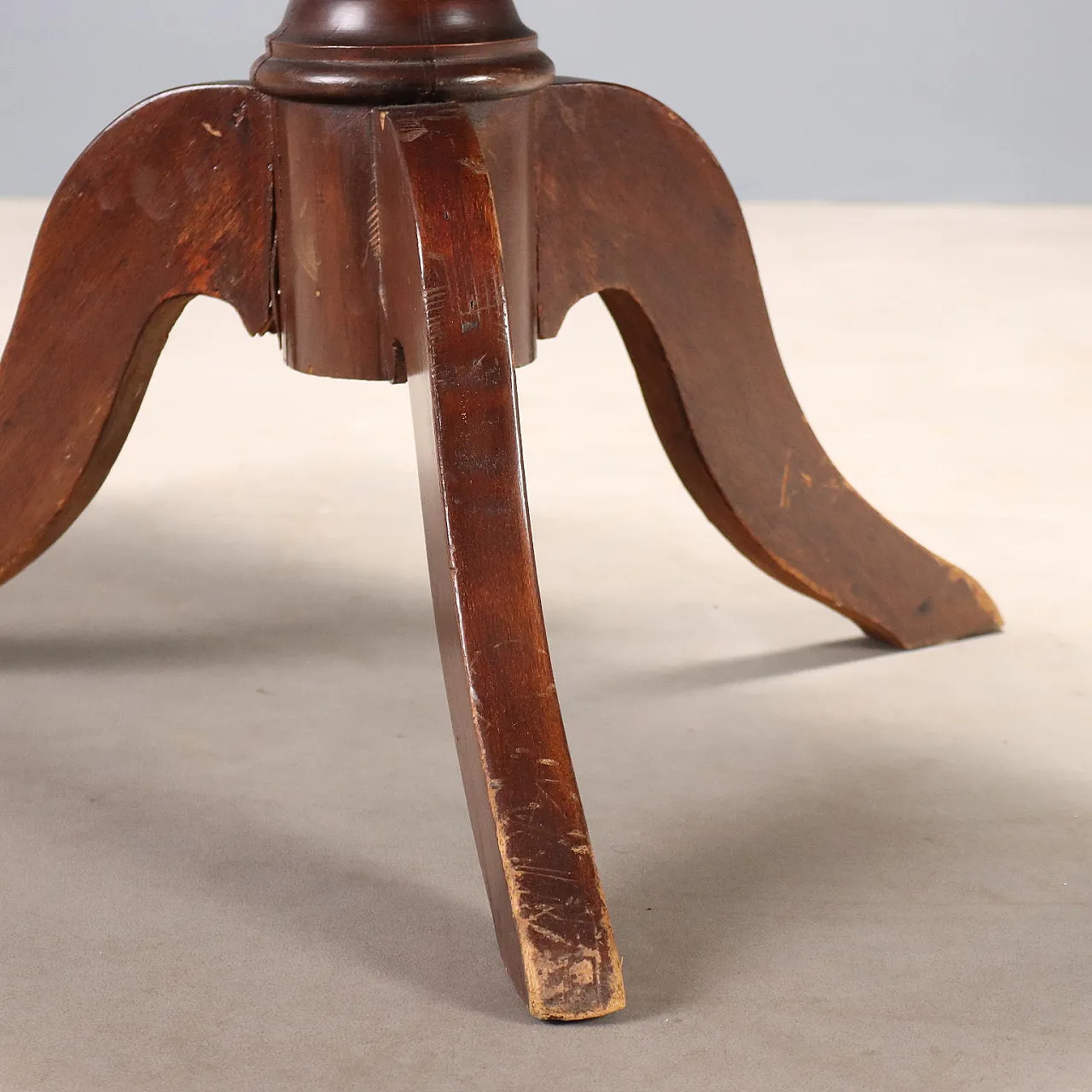 English sail coffee table in mahogany, 19th century 7
