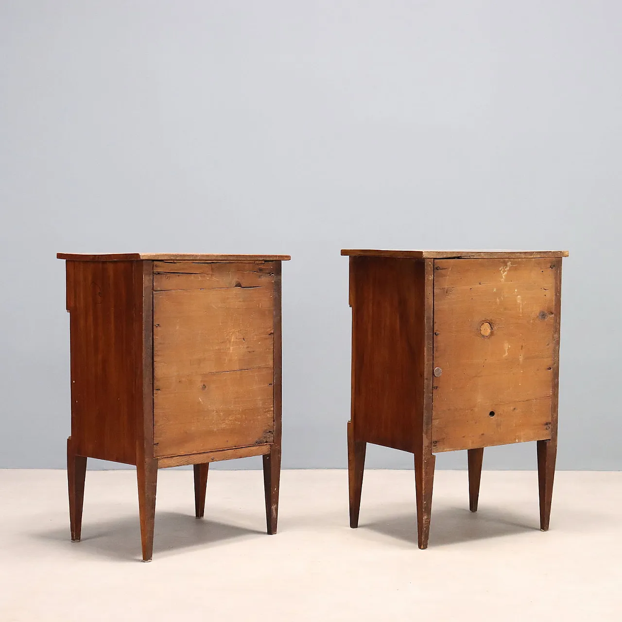 Pair of Empire bedside tables, 19th century 9