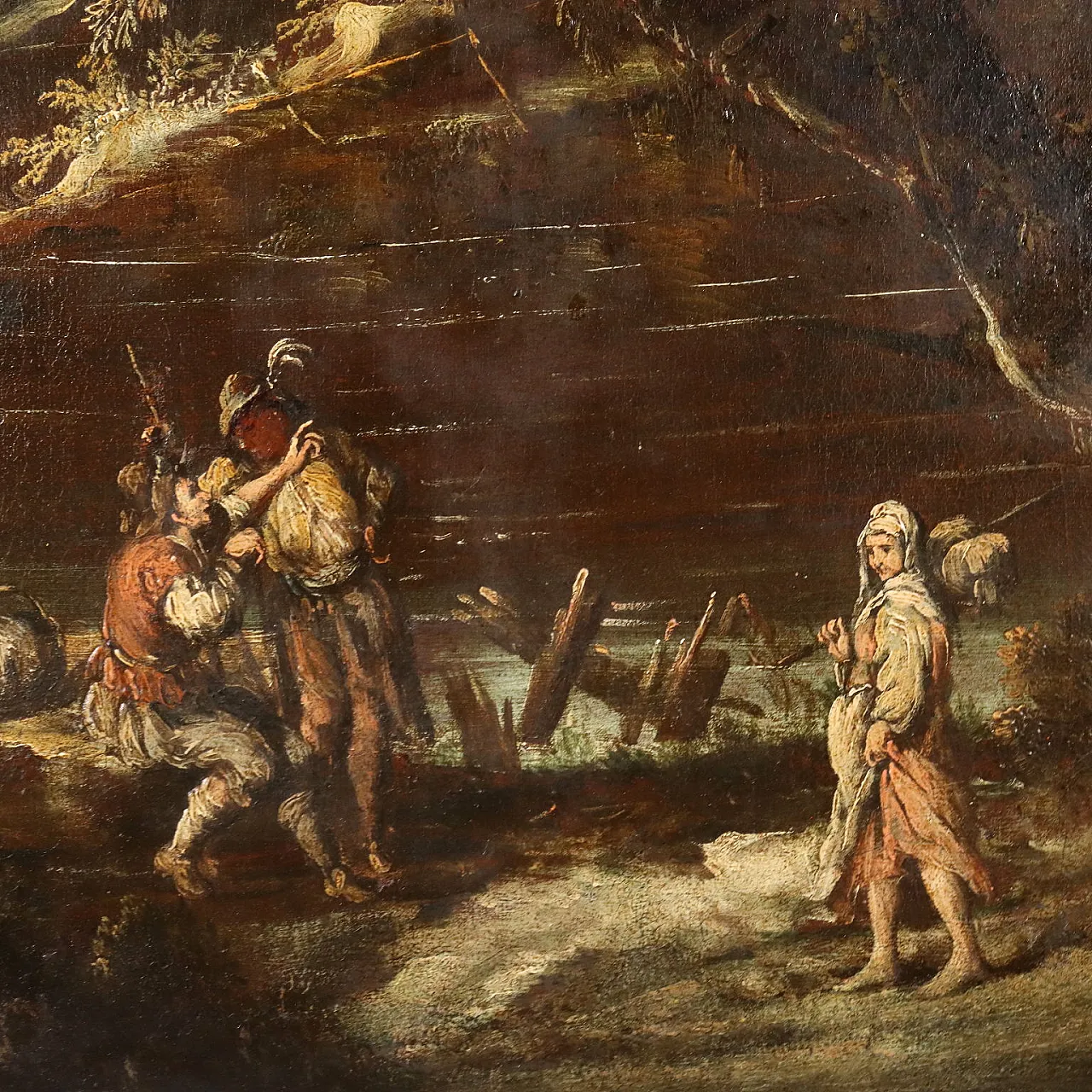 Painting attributed to Antonio Francesco Peruzzini, 17th century 3