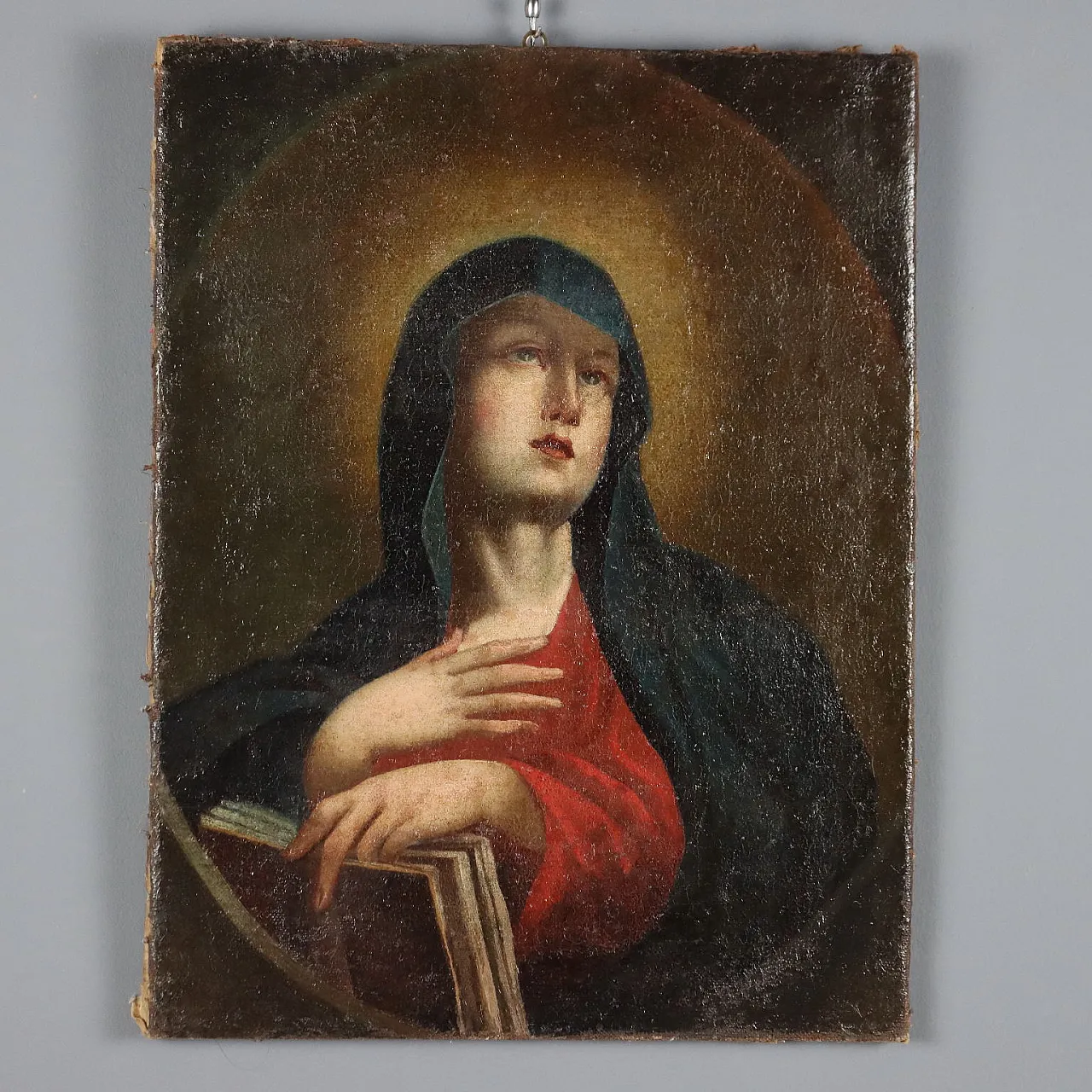 Face of the Madonna, oil on canvas, 17th century 1