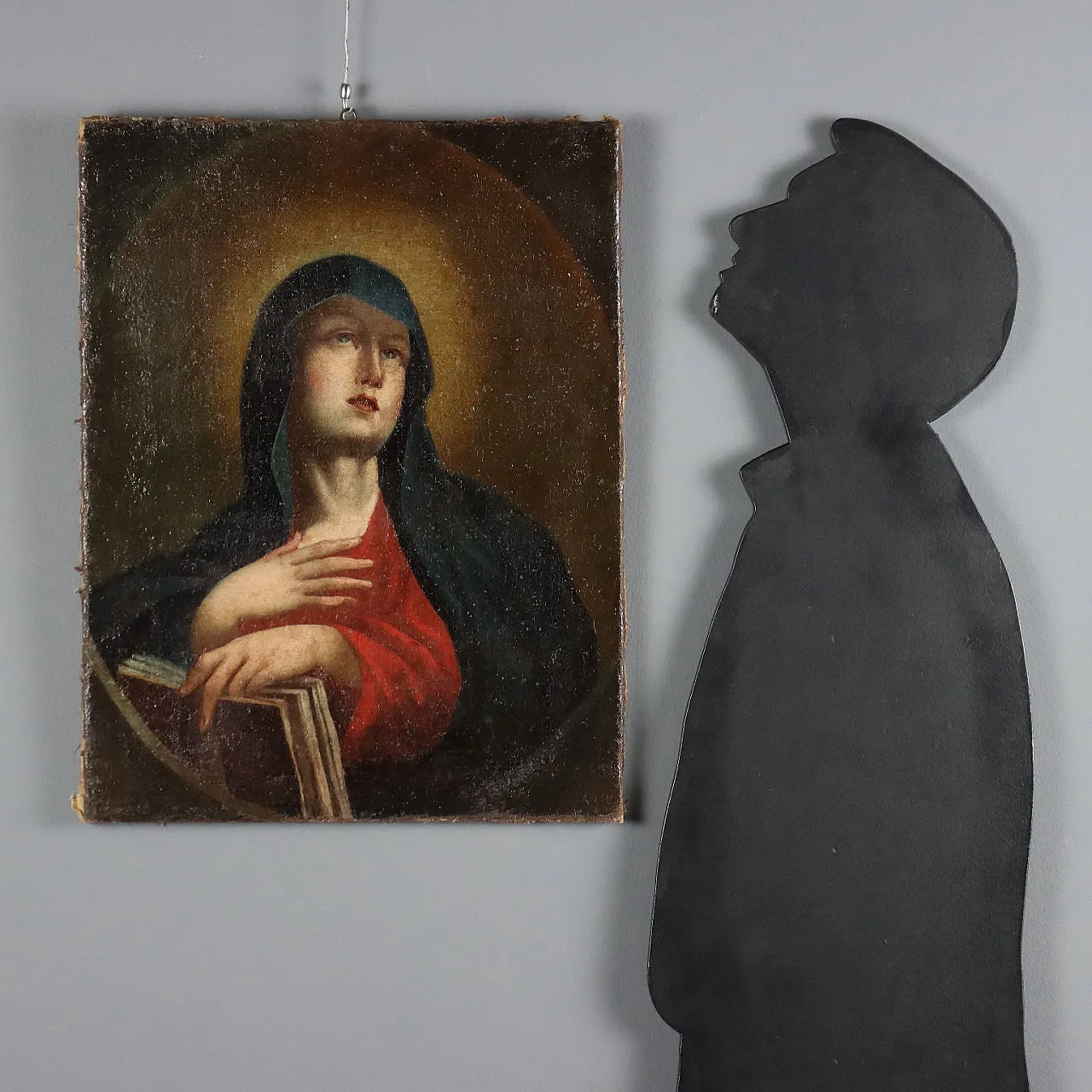 Face of the Madonna, oil on canvas, 17th century 2