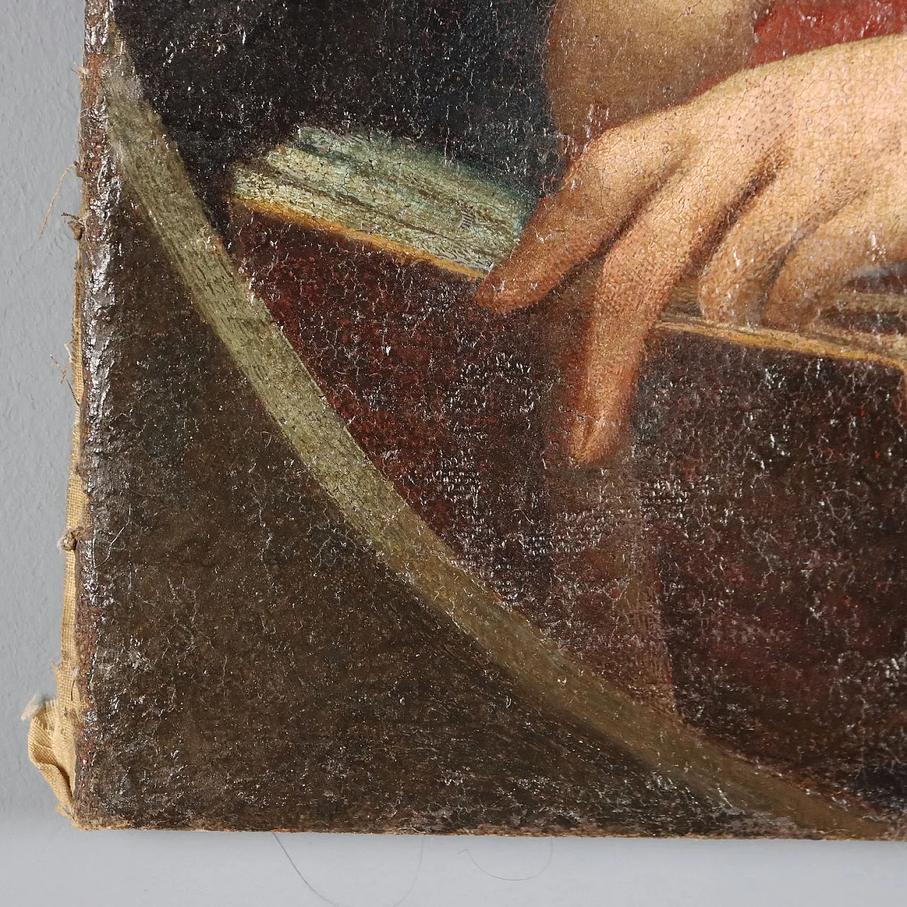 Face of the Madonna, oil on canvas, 17th century 6