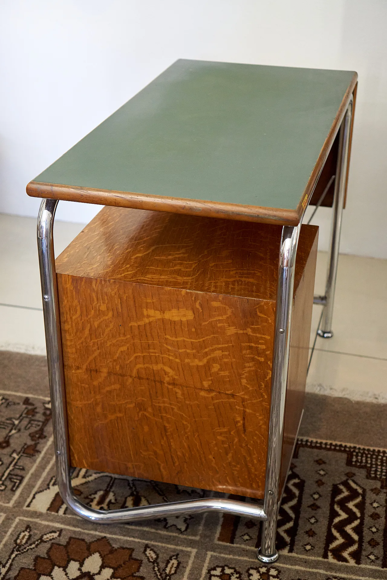 Bauhaus rationalist desk Ottolini Arredamenti Metallici '40s-'50s 10