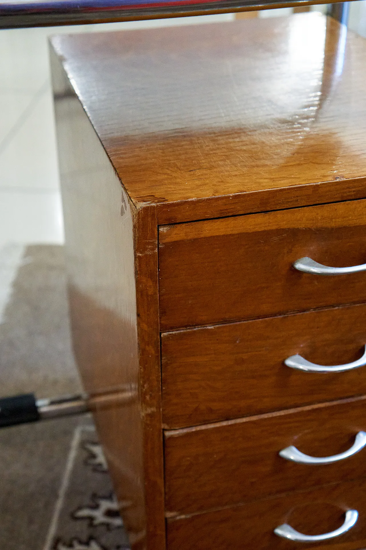 Bauhaus rationalist desk Ottolini Arredamenti Metallici '40s-'50s 11