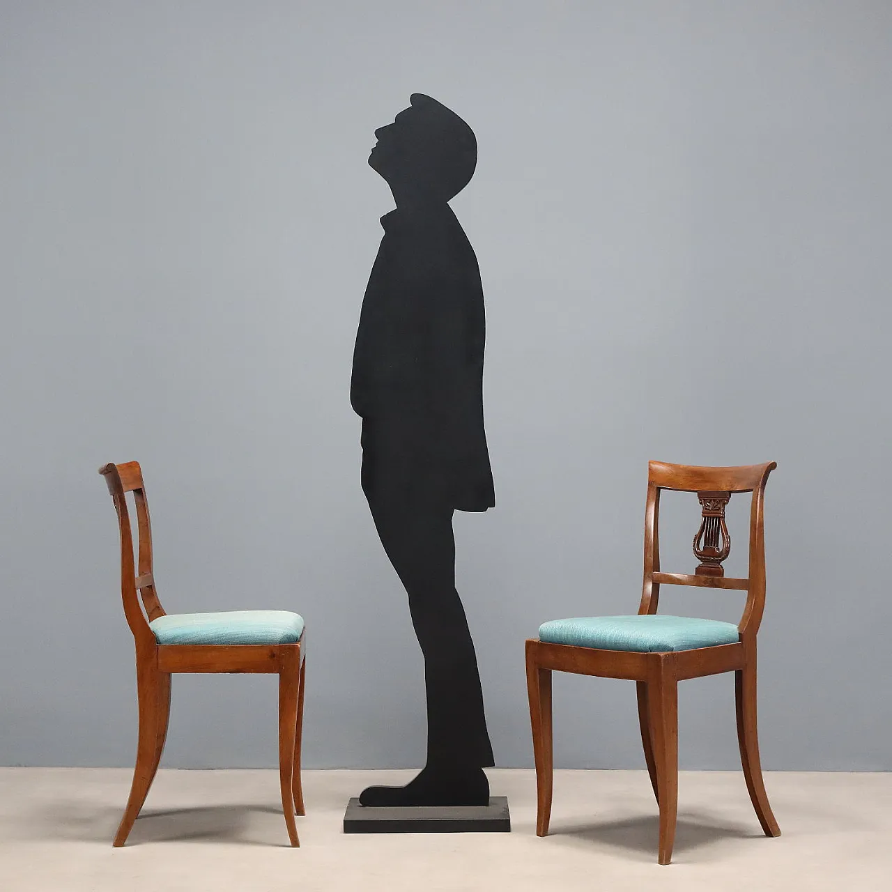 6 Empire chairs, 19th century 2