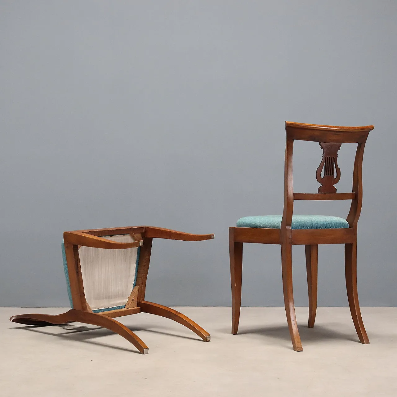 6 Empire chairs, 19th century 9